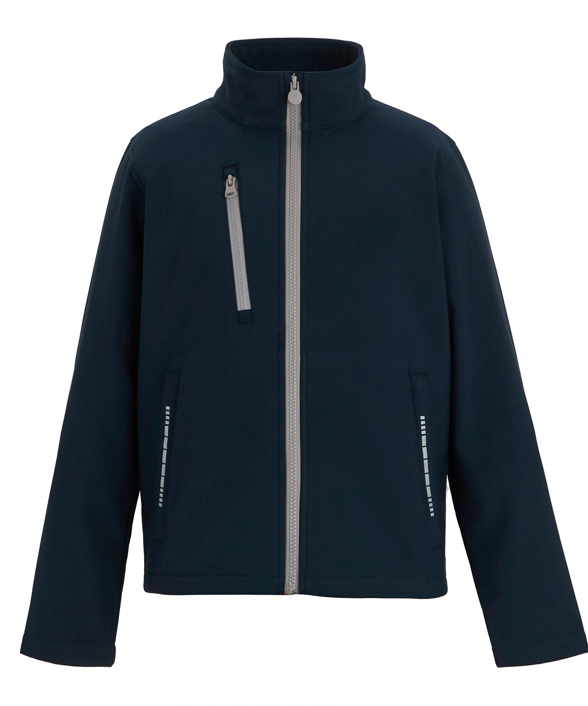 Junior Ablaze 3L softshell jacket - RG393 - Navy Mineral Grey - Customisable Softshells