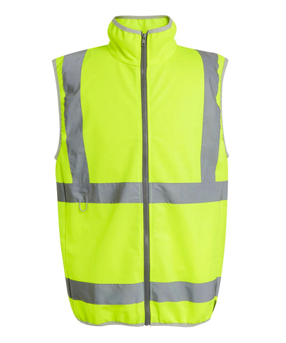 Regatta High Visibility Pro hi vis full zip gilet RG472 - Yellow - Customisable Bodywarmers