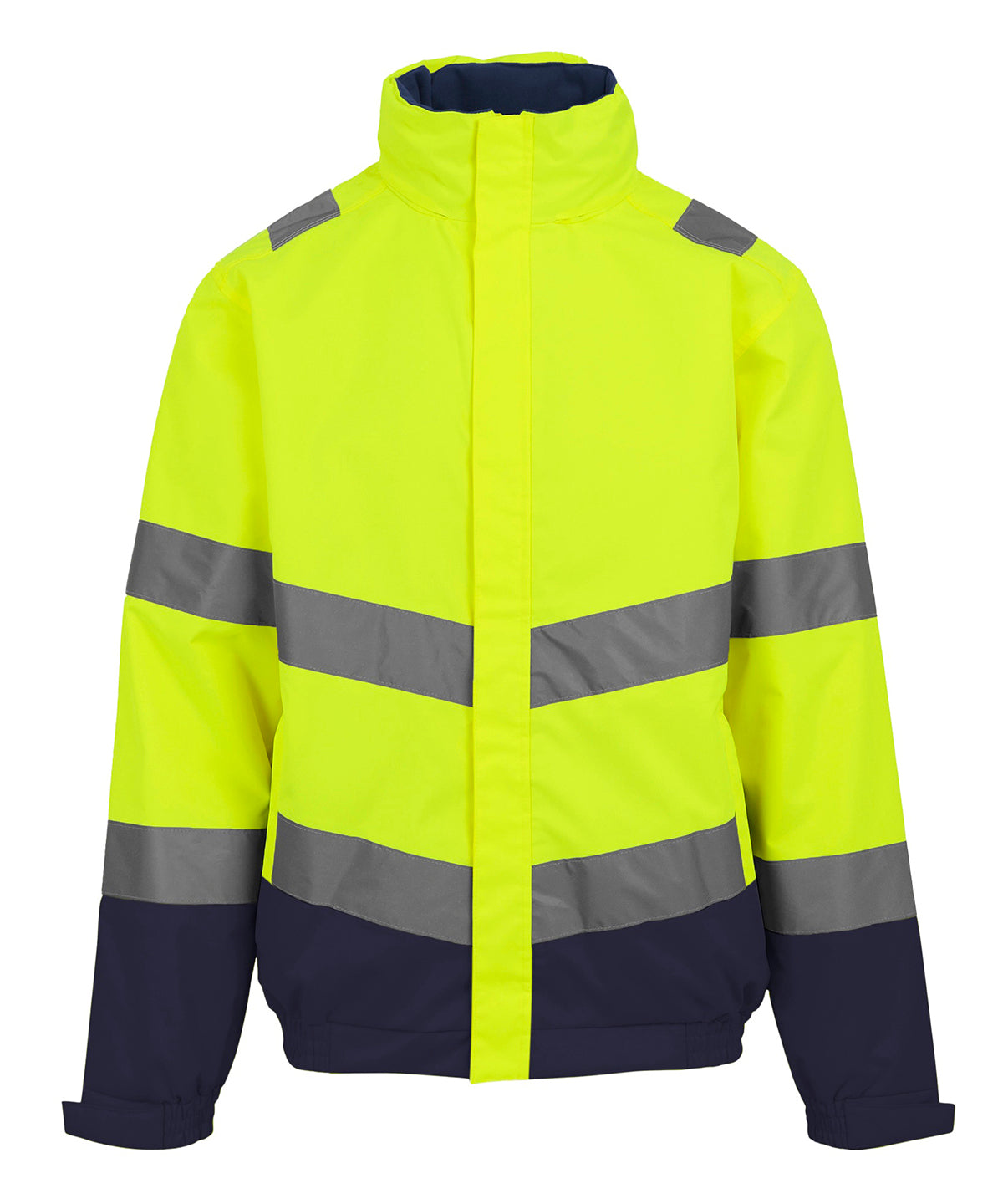 Regatta Hi Vis Contract Dover Jacket - TRW457 - Yellow Navy - Customisable Jacket