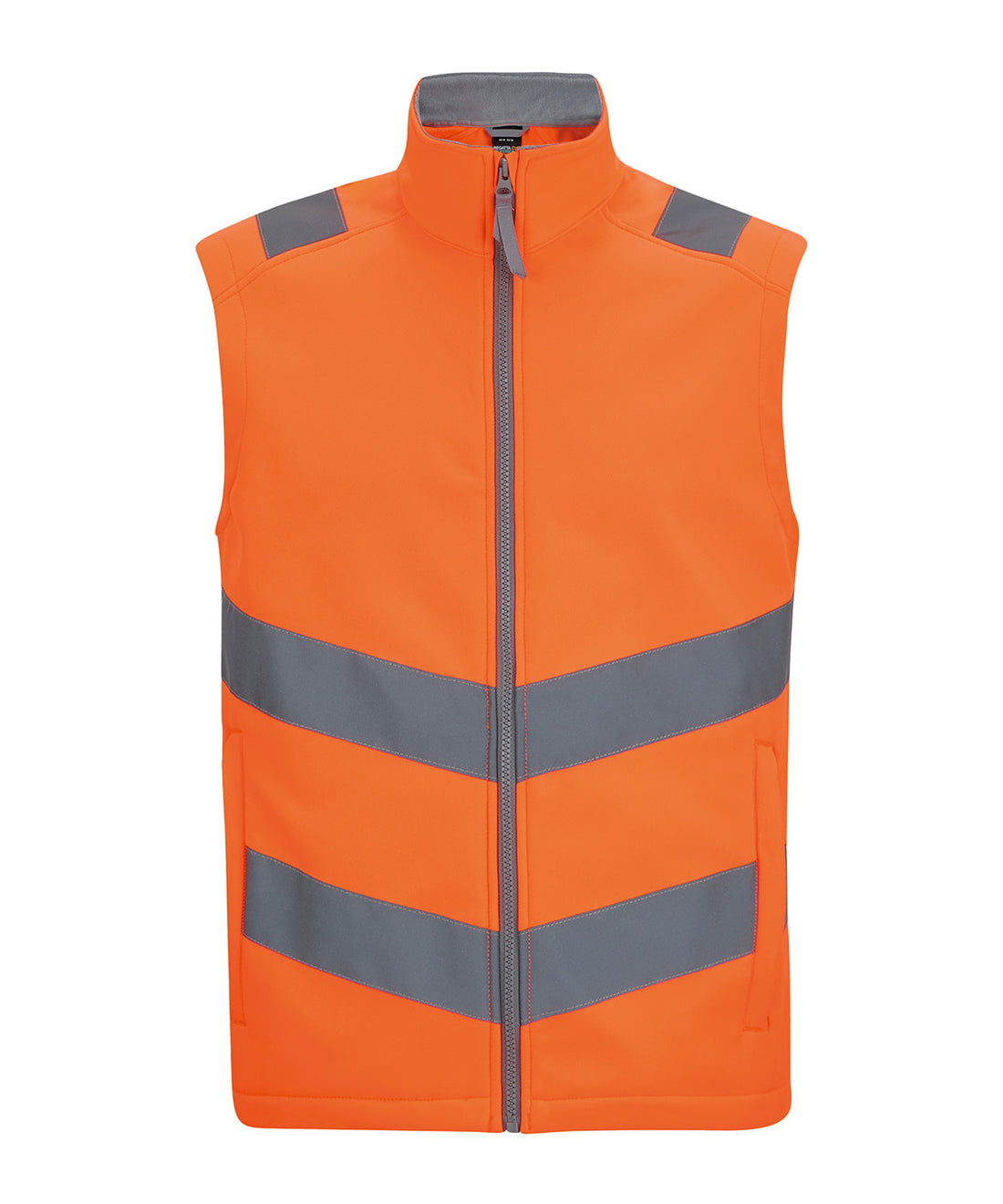 Hi-vis Pro contract Ablaze softshell bodywarmer - TRB201 - Orange - Customisable Gilets &amp; Body Warmers