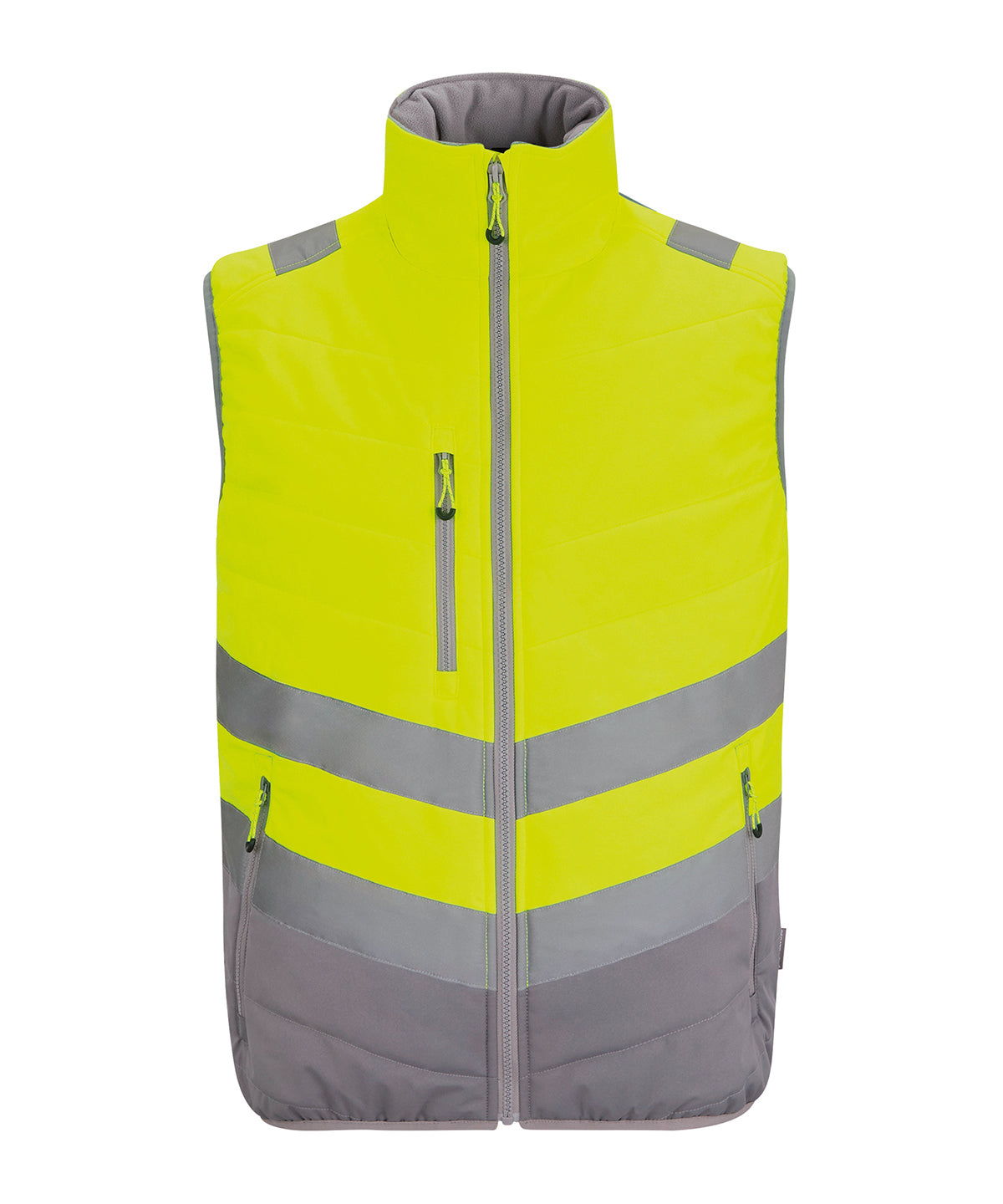 Hi-vis two-tone thermal bodywarmer - RG486 - Yellow - Customisable Gilets &amp; Body Warmers