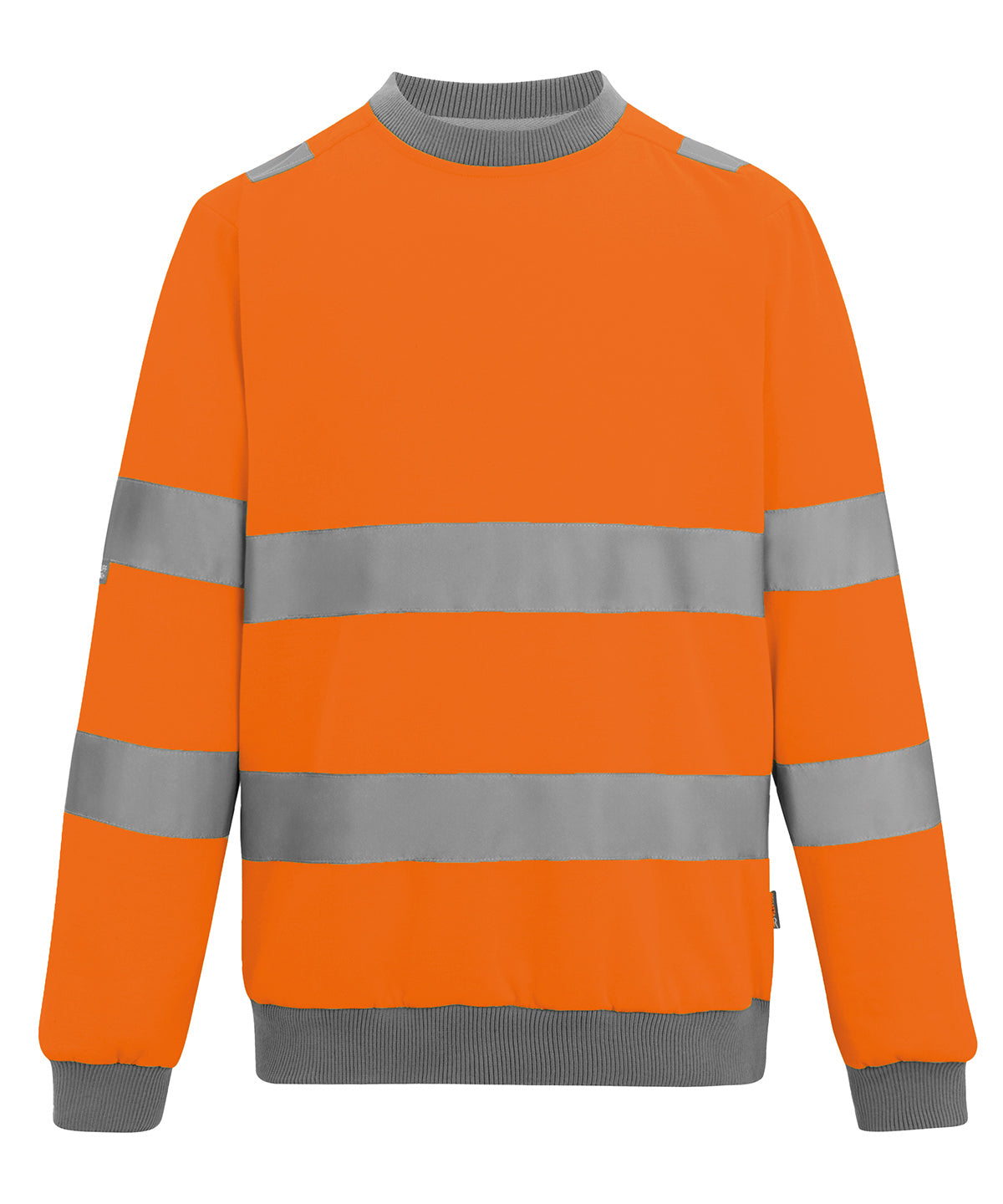 Hi-vis Pro contrast crew neck sweatshirt - RG487 - Orange - Customisable Sweatshirts