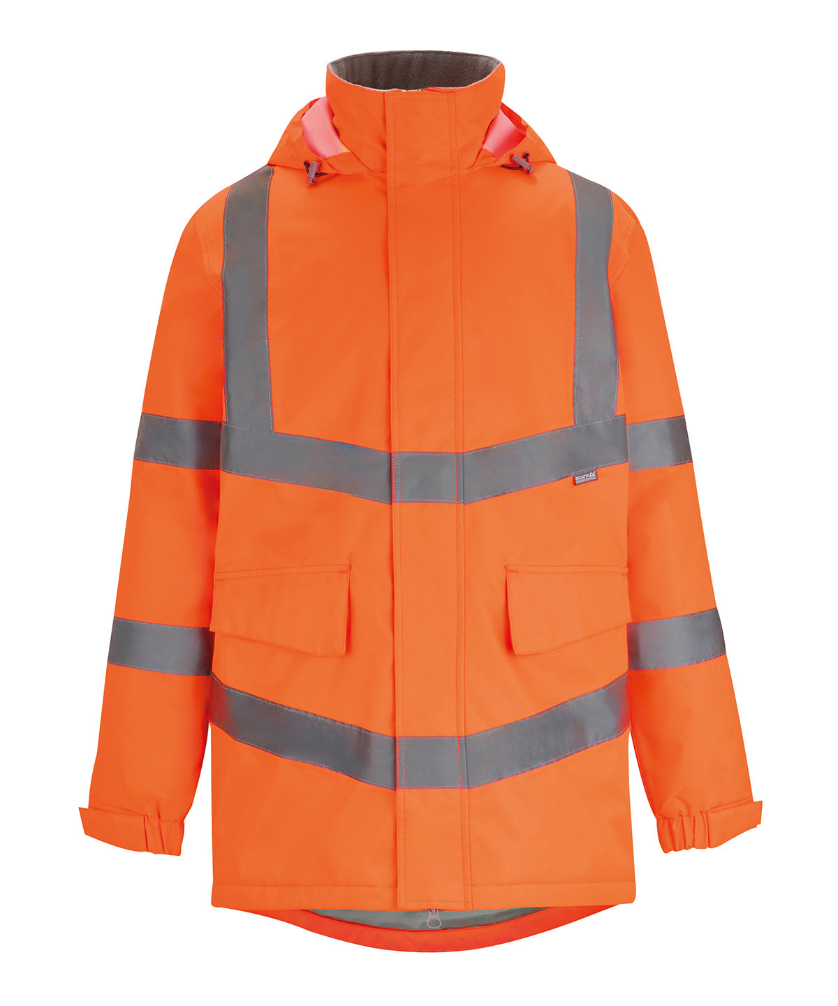 Hi-vis Pro contract Dover parka - RG490 - Orange - Customisable Jackets