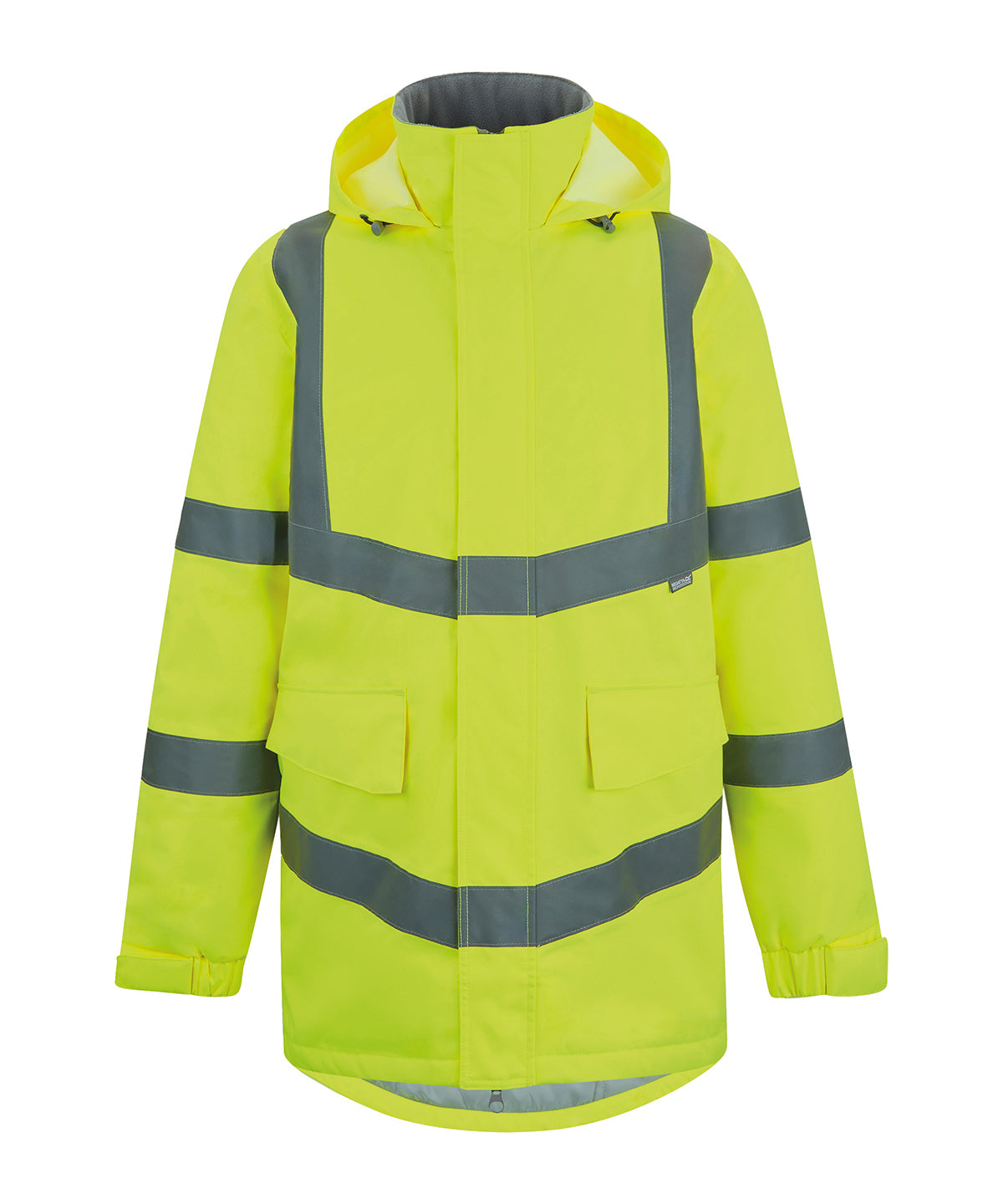 Hi-vis Pro contract Dover parka - RG490 - Yellow - Customisable Jackets