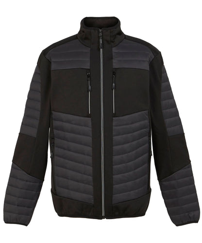 Regatta Professional E Volve unisex thermal hybrid jacket RG540 - Ash Black - Customisable Jacket