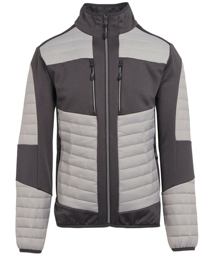 Regatta Professional E Volve unisex thermal hybrid jacket RG540 - Mineral Grey Ash - Customisable Jacket