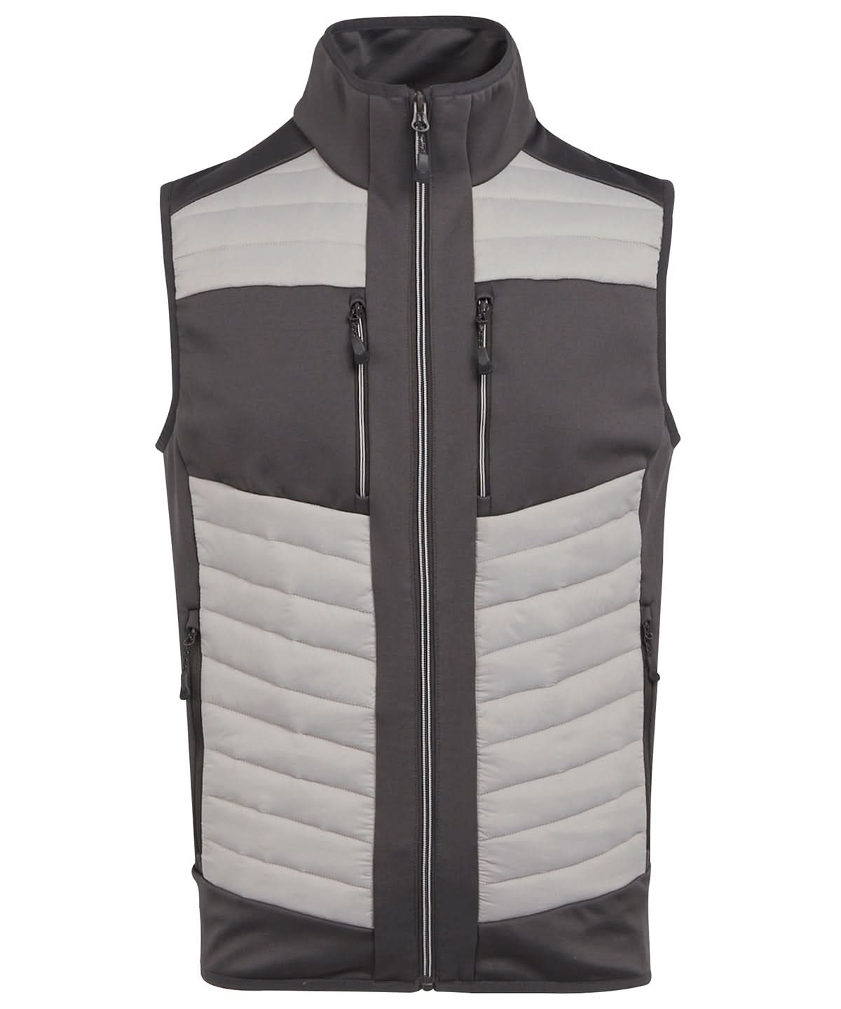 Regatta Professional E Volve unisex thermal hybrid bodywarmer RG542 - Mineral Grey Ash - Customisable Bodywarmers