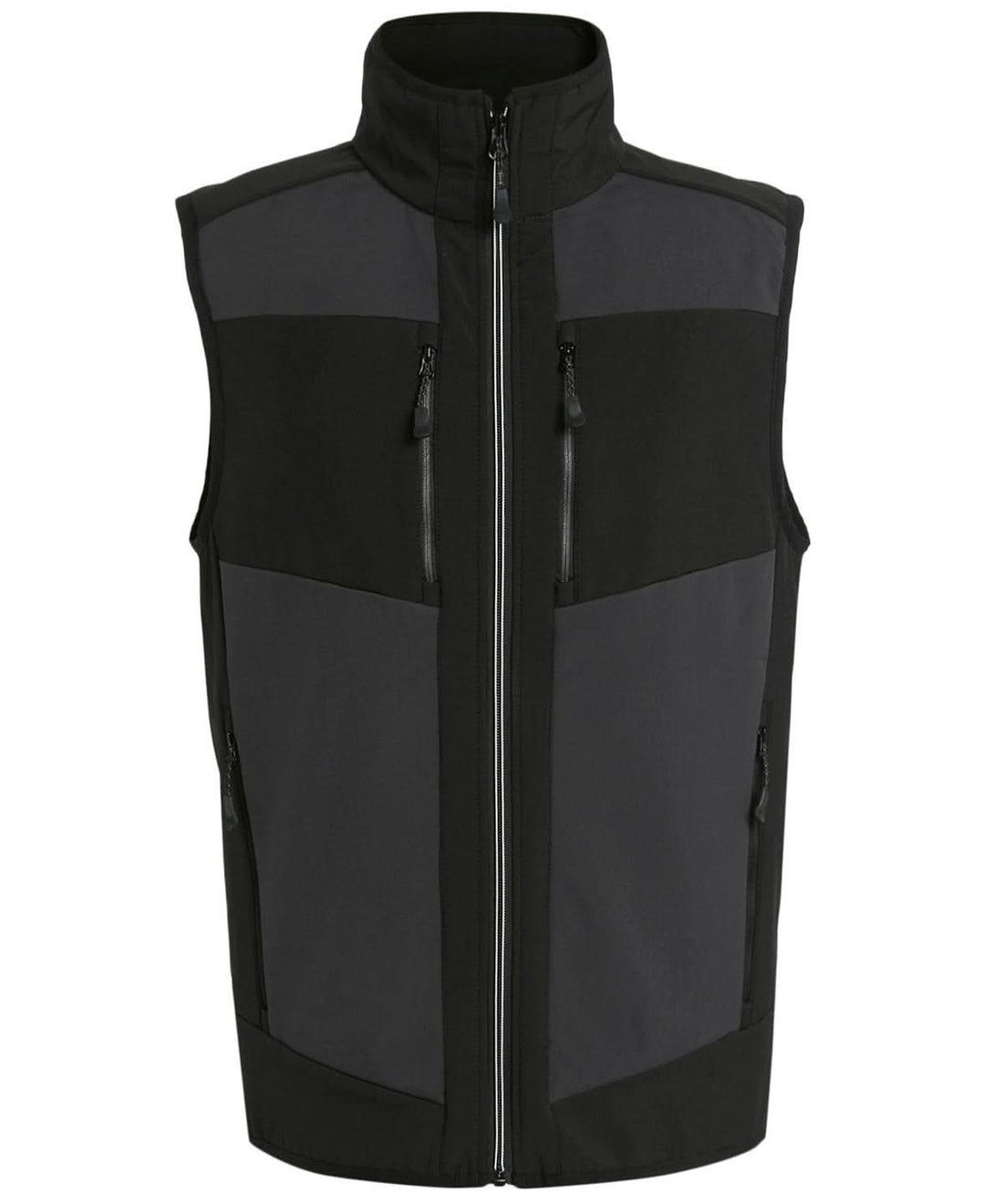 Regatta Professional E Volve unisex 2 layer softshell bodywarmer RG543 - Ash Black - Customisable Bodywarmers