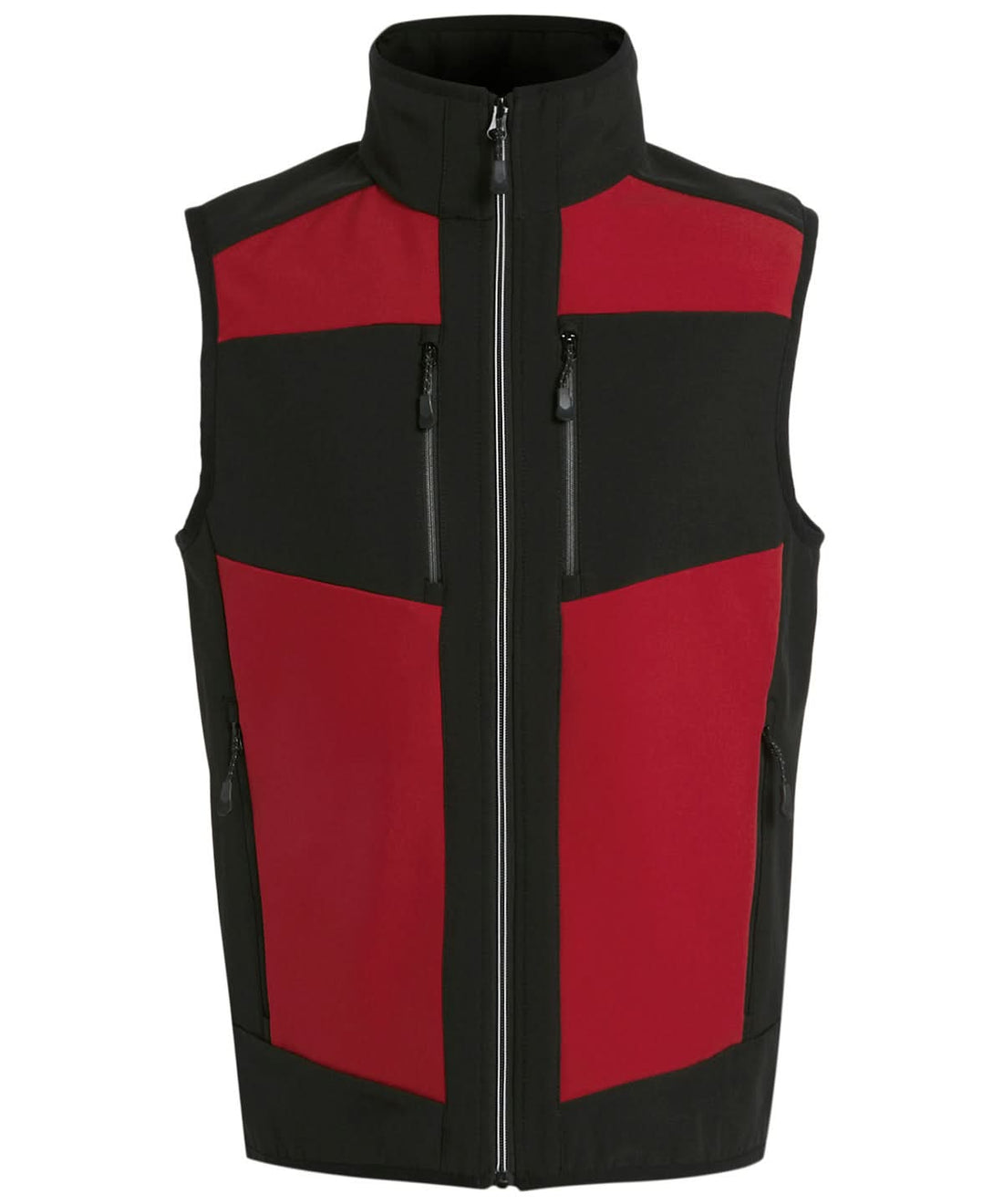 Regatta Professional E Volve unisex 2 layer softshell bodywarmer RG543 - Classic Red Black - Customisable Bodywarmers