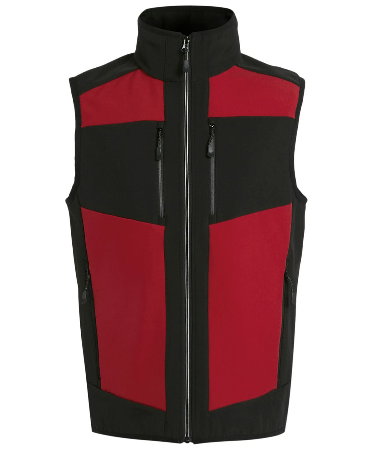 Regatta Professional E Volve unisex 2 layer softshell bodywarmer RG543 - Classic Red Black - Customisable Bodywarmers
