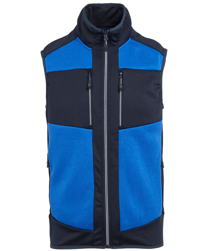 Regatta Professional E Volve unisex knit effect stretch bodywarmer RG544 - Strong Blue Navy - Customisable Bodywarmers
