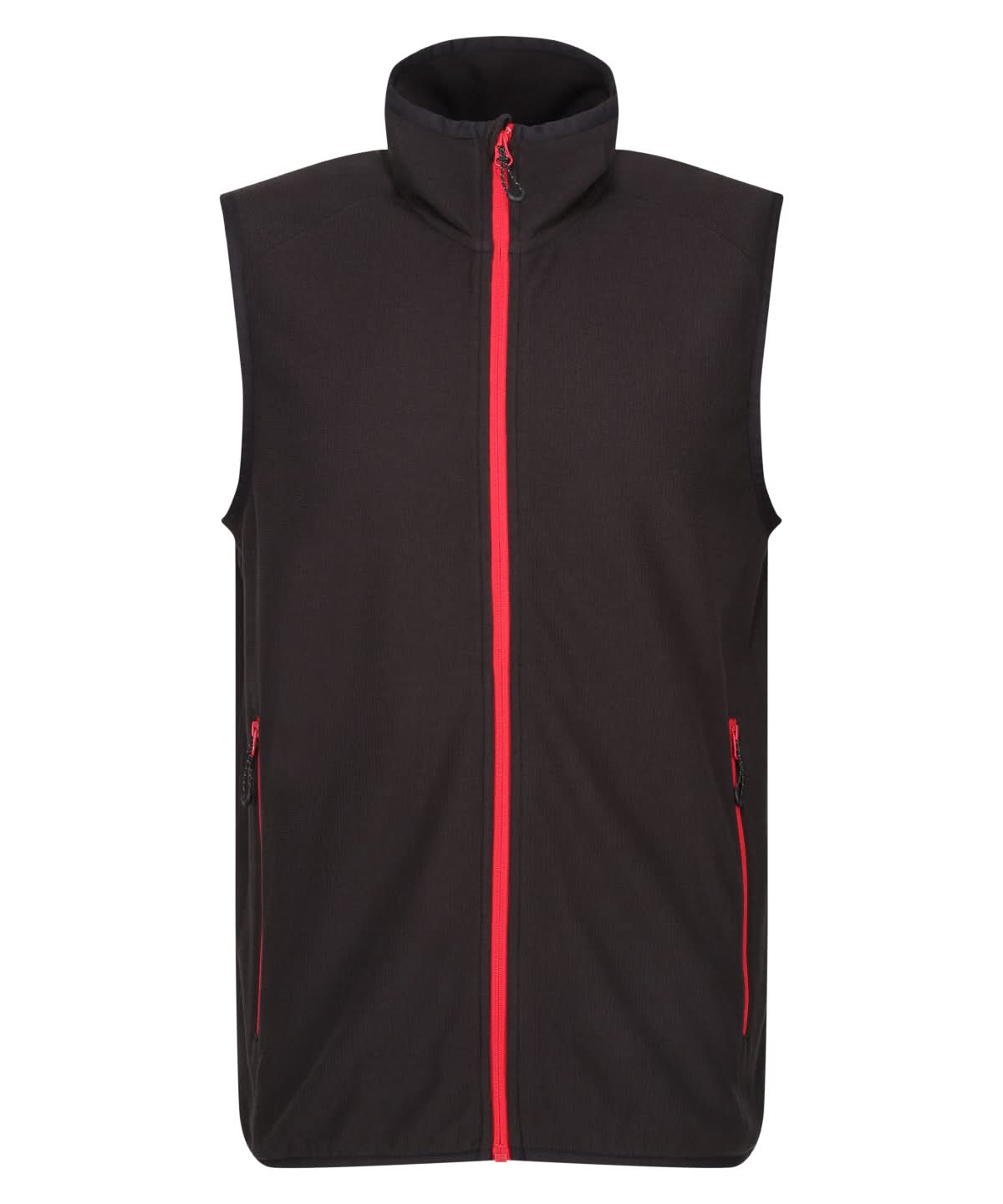 Regatta Professional Navigate fleece bodywarmer RG583 - Black Classic Red - Customisable Bodywarmers