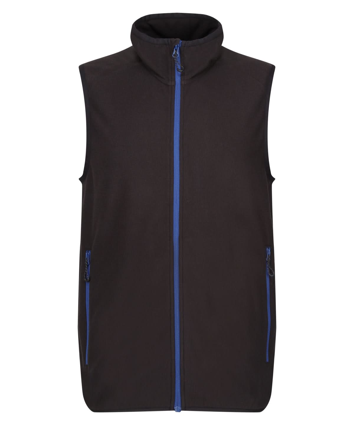 Regatta Professional Navigate fleece bodywarmer RG583 - Black New Royal - Customisable Bodywarmers