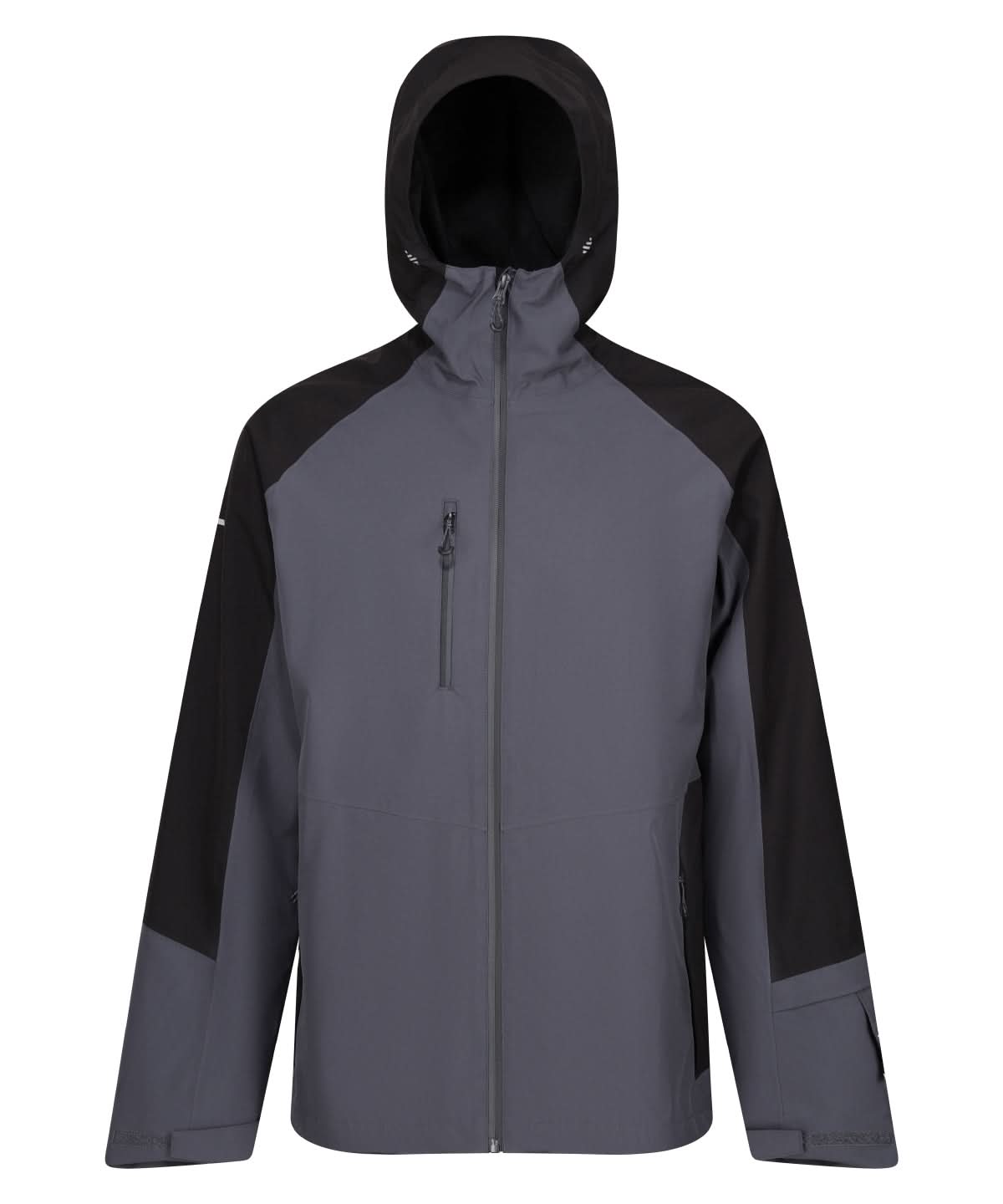 Regatta Professional X Pro Beacon Brite Light waterproof jacket RG585 - Seal Grey Black - Customisable Jacket