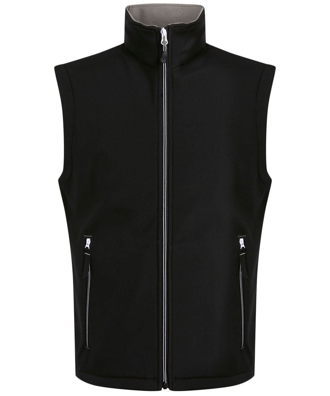 Regatta Professional Ascender 2 layer softshell bodywarmer RG591 - Black Mineral Grey - Customisable Bodywarmers