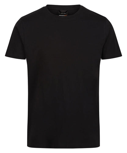 Regatta ProfeShort Sleeveional Pro soft touch cotton t shirt RG618 - Black - Customisable T-Shirt