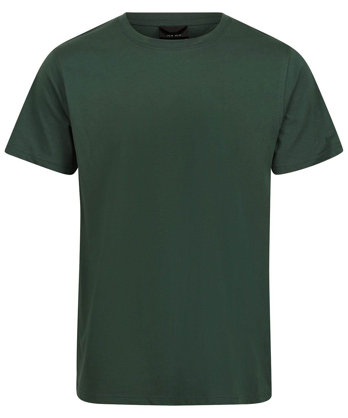 Regatta ProfeShort Sleeveional Pro soft touch cotton t shirt RG618 - Dark Green - Customisable T-Shirt