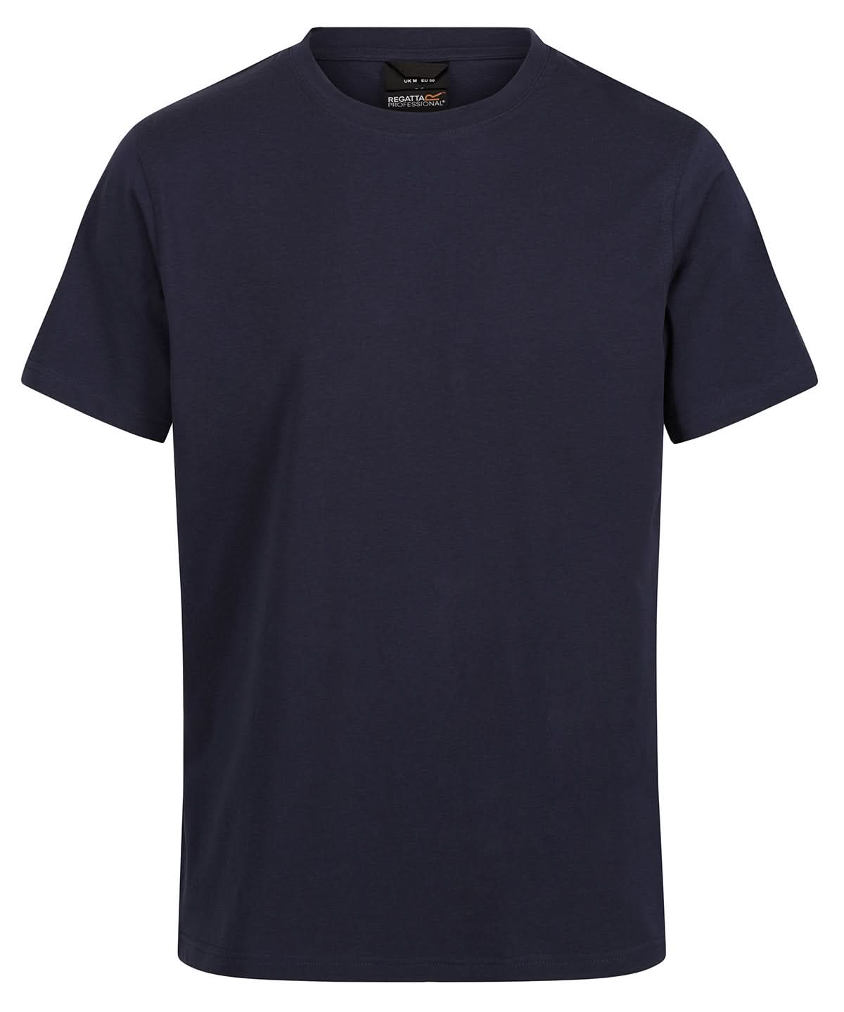 Regatta ProfeShort Sleeveional Pro soft touch cotton t shirt RG618 - Navy - Customisable T-Shirt