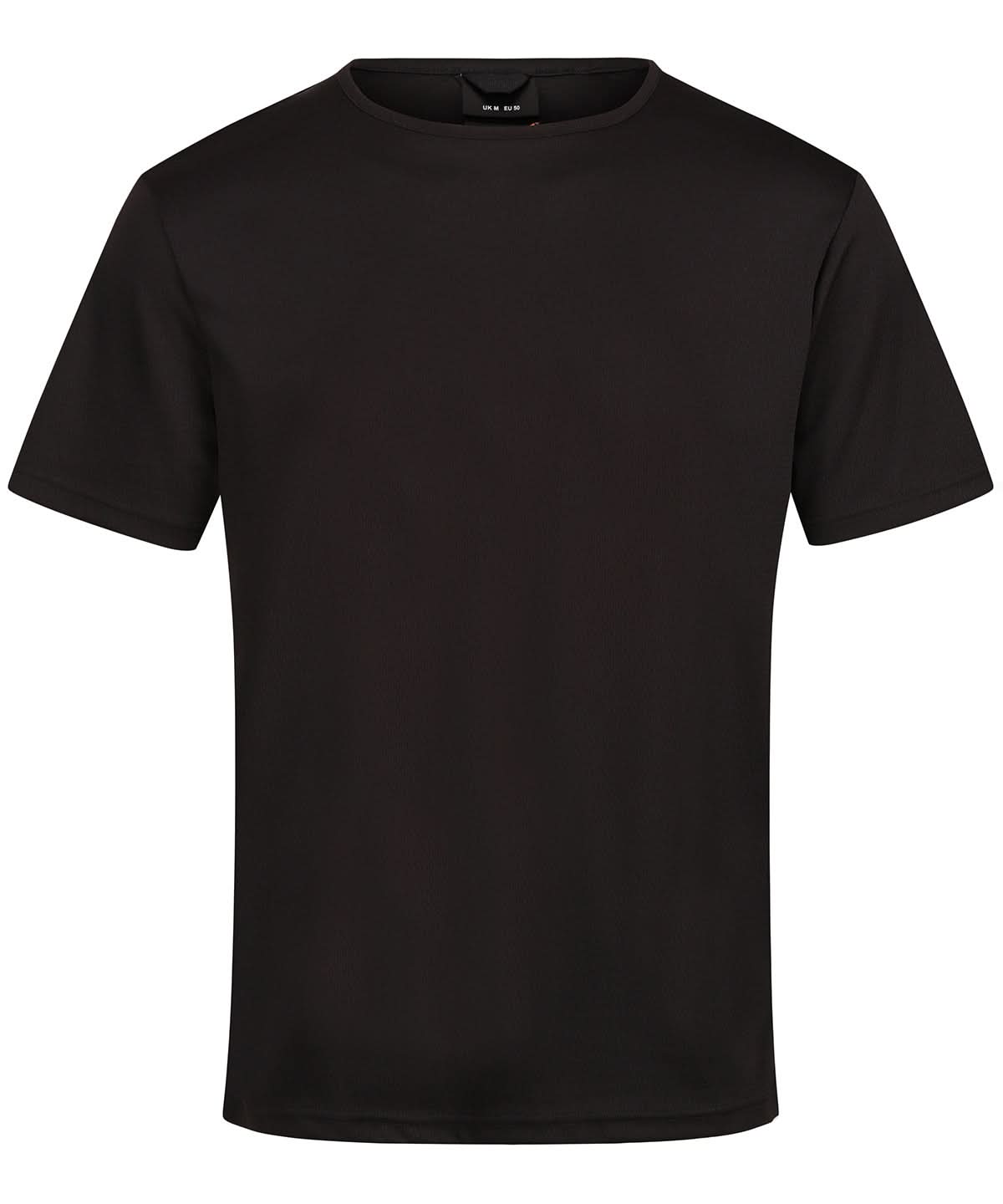 Regatta ProfeShort Sleeveional Pro wicking t shirt RG619 - Black - Customisable T-Shirt