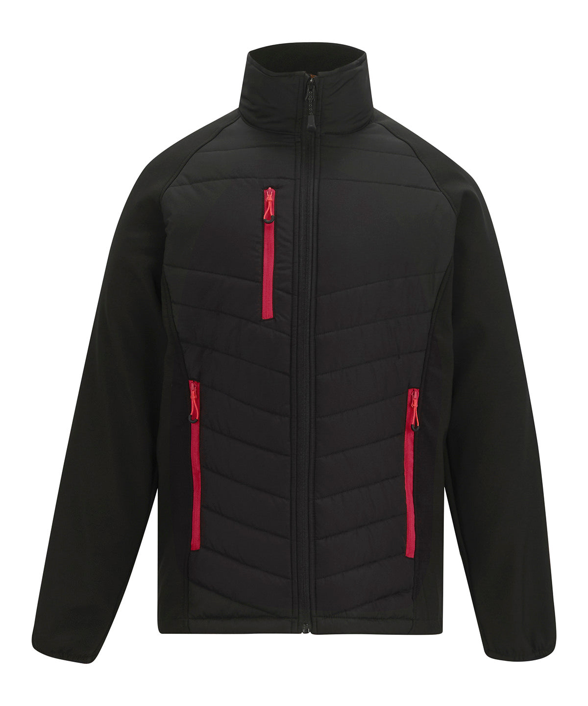 Pro universal jacket - RG648 - Black Classic Red - Customisable Jackets