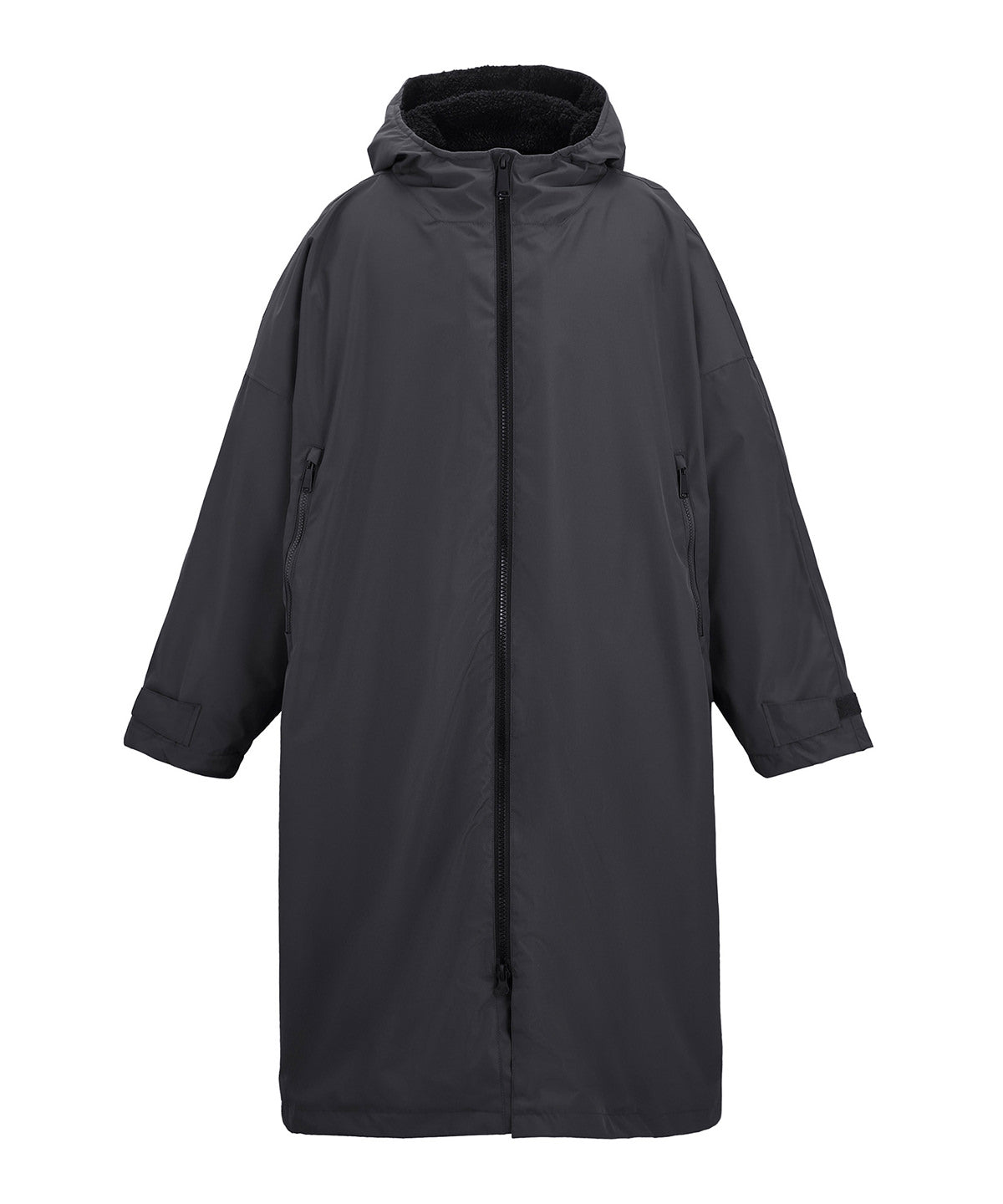 Pro changing robe - RG685 - Slate Grey Black - Customisable Robes