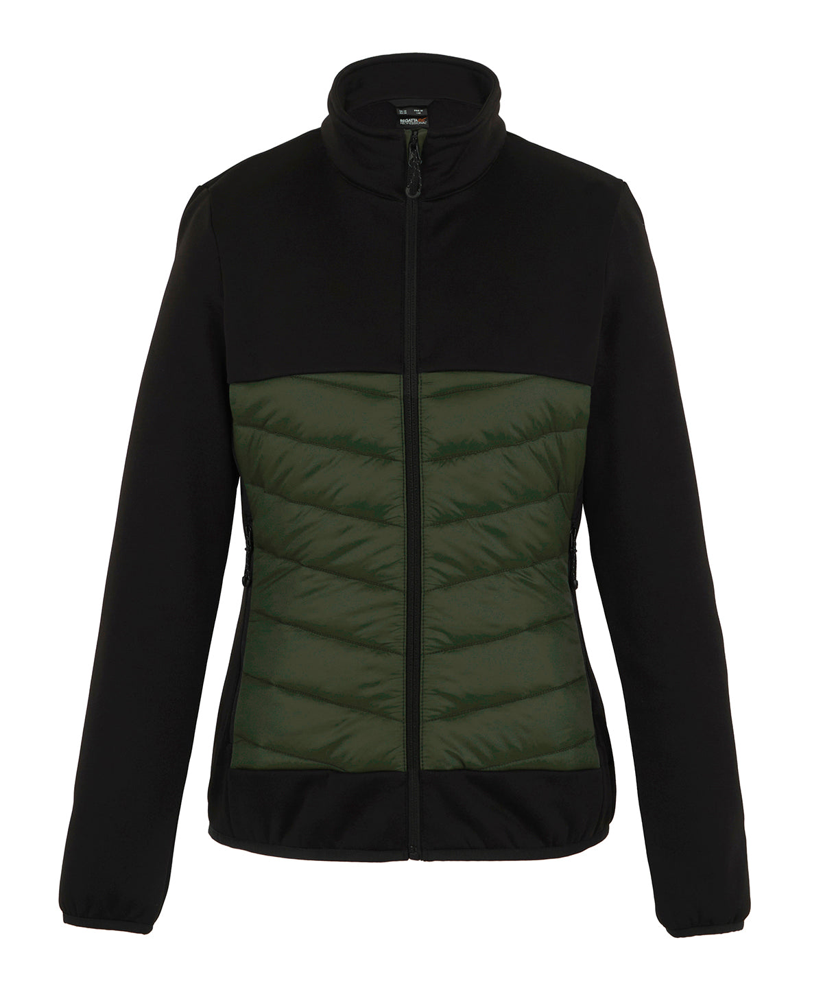 Loftlite women’s hybrid jacket - RG693 - Dark Khaki Black - Customisable Jackets