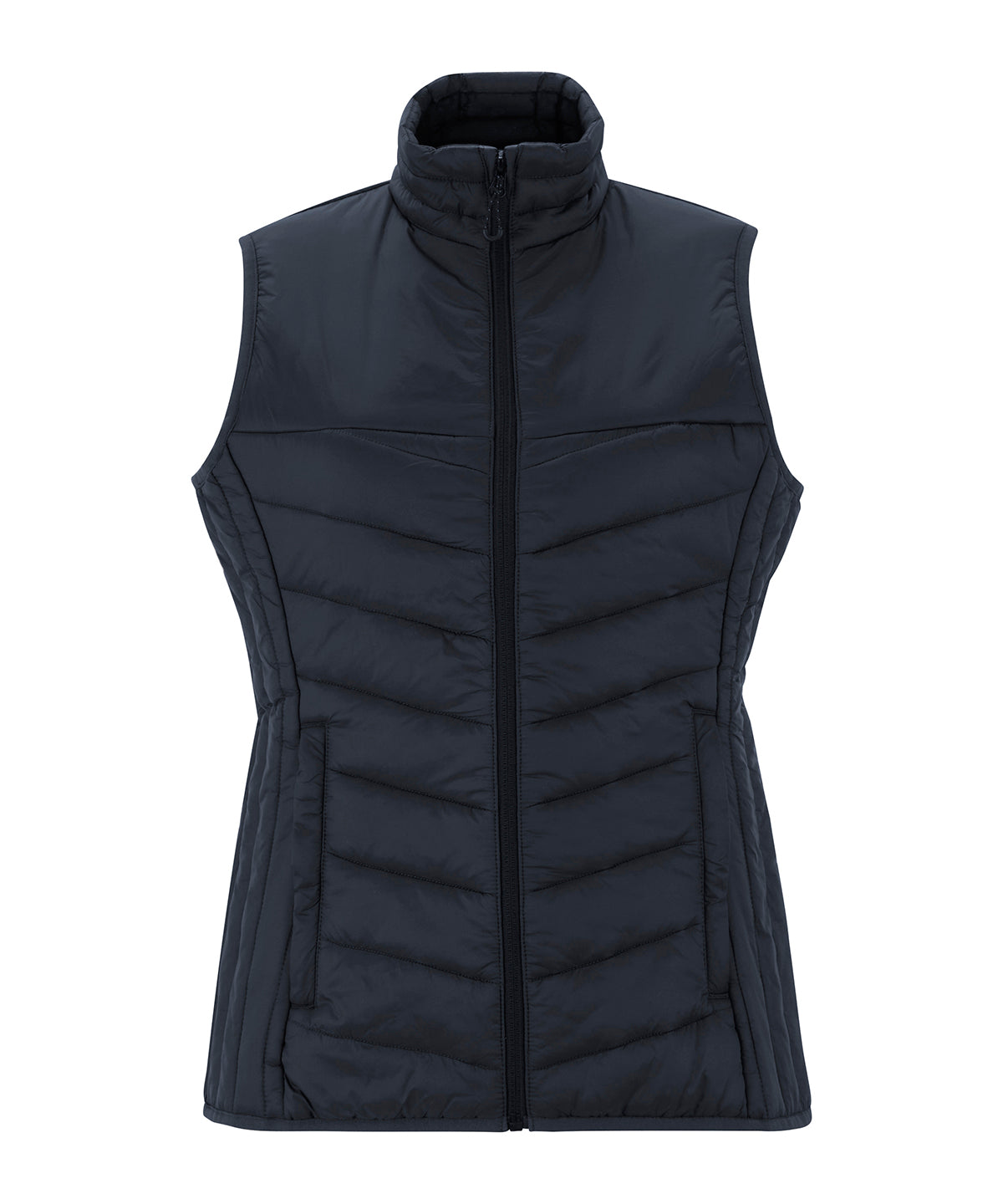 Loftlite women’s baffle bodywarmer - RG695 - Seal Grey Black - Customisable Gilets &amp; Body Warmers