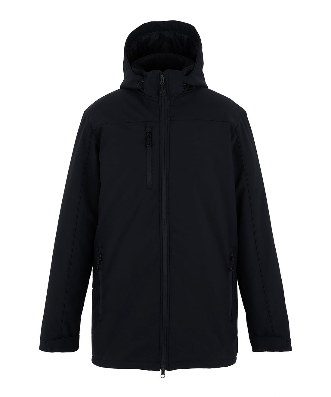Blizzard softshell winter parka - TRL212 - Black - Customisable Softshells