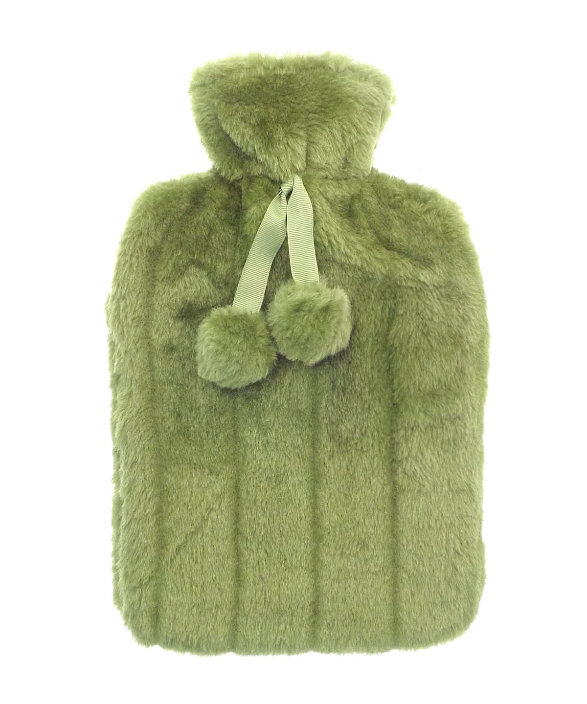 Ribbon Luxury classic faux fur hot water bottle and cover RI011 - - Customisable Hot Water Bottles &amp; Covers