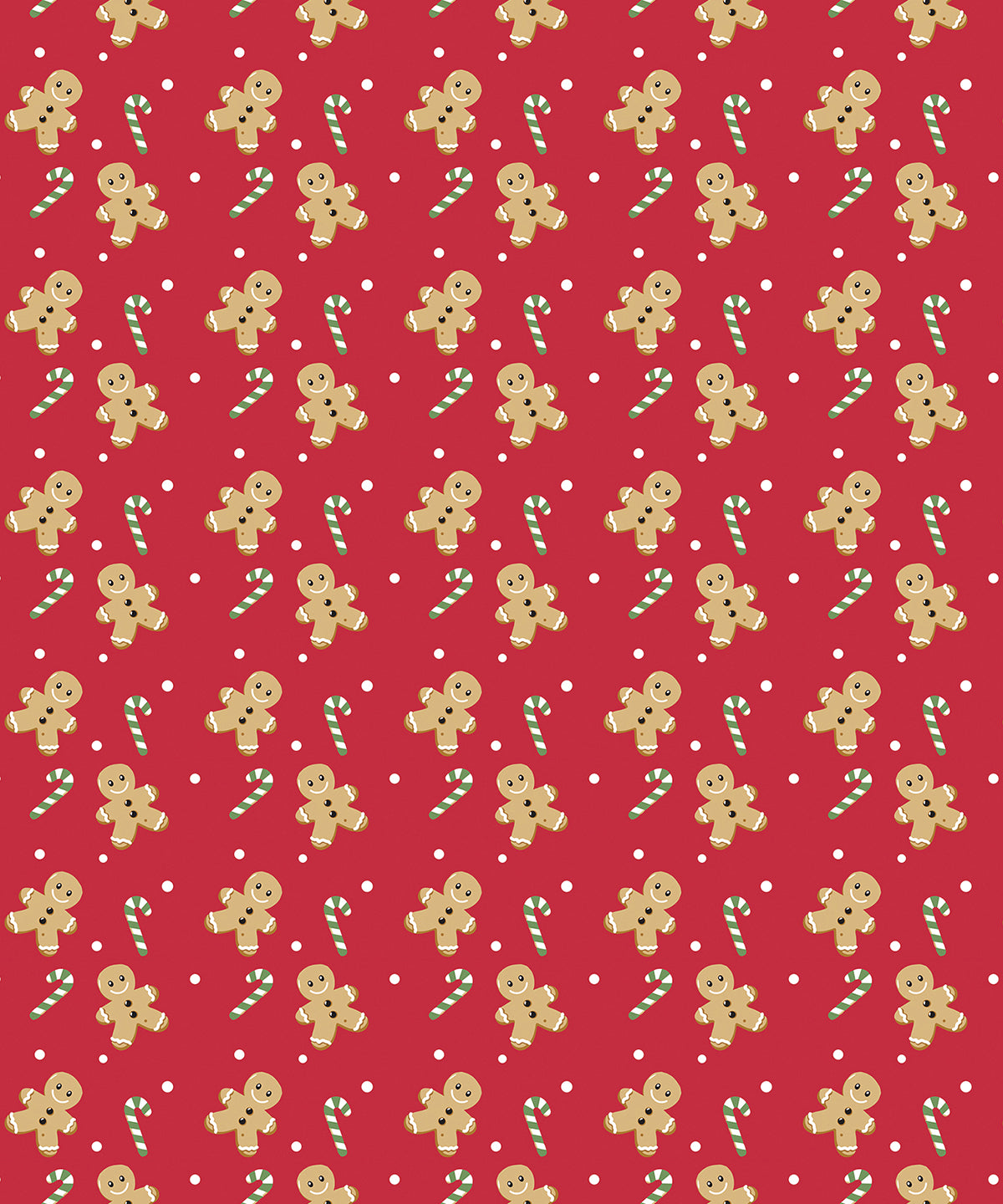 Christmas fleece throw - RI029 - Gingerbread One size - Customisable Blankets