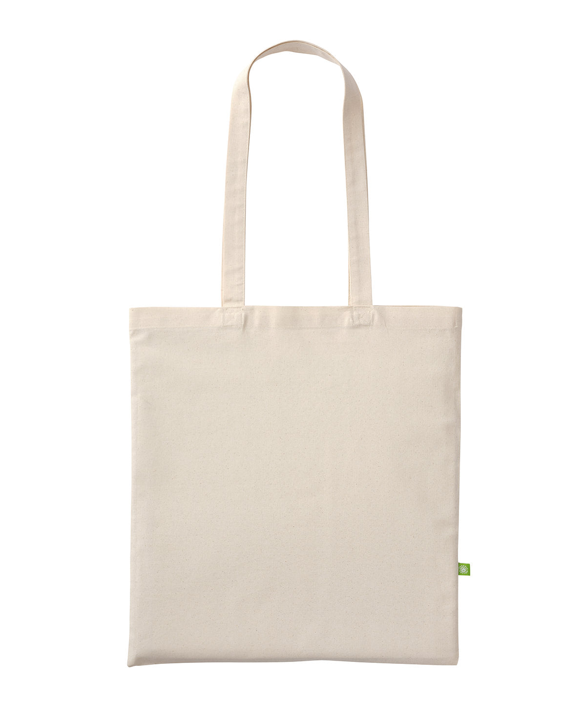 Organic cotton shopper long handle - RL060 - Natural One size - Customisable Bags
