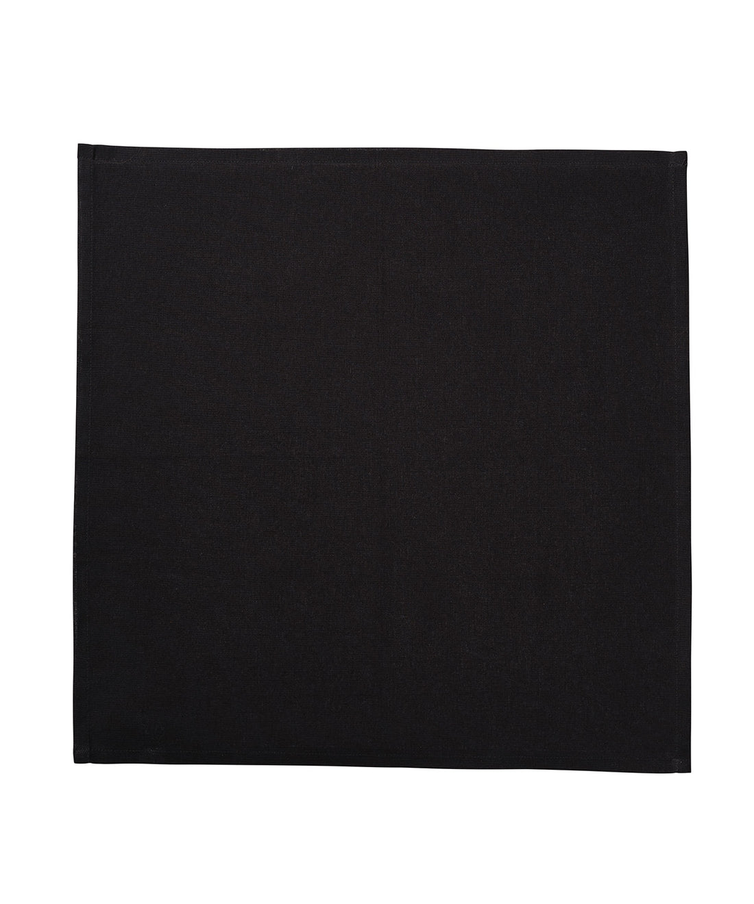 Organic cotton napkin - RL096 - Black One size - Customisable Towels