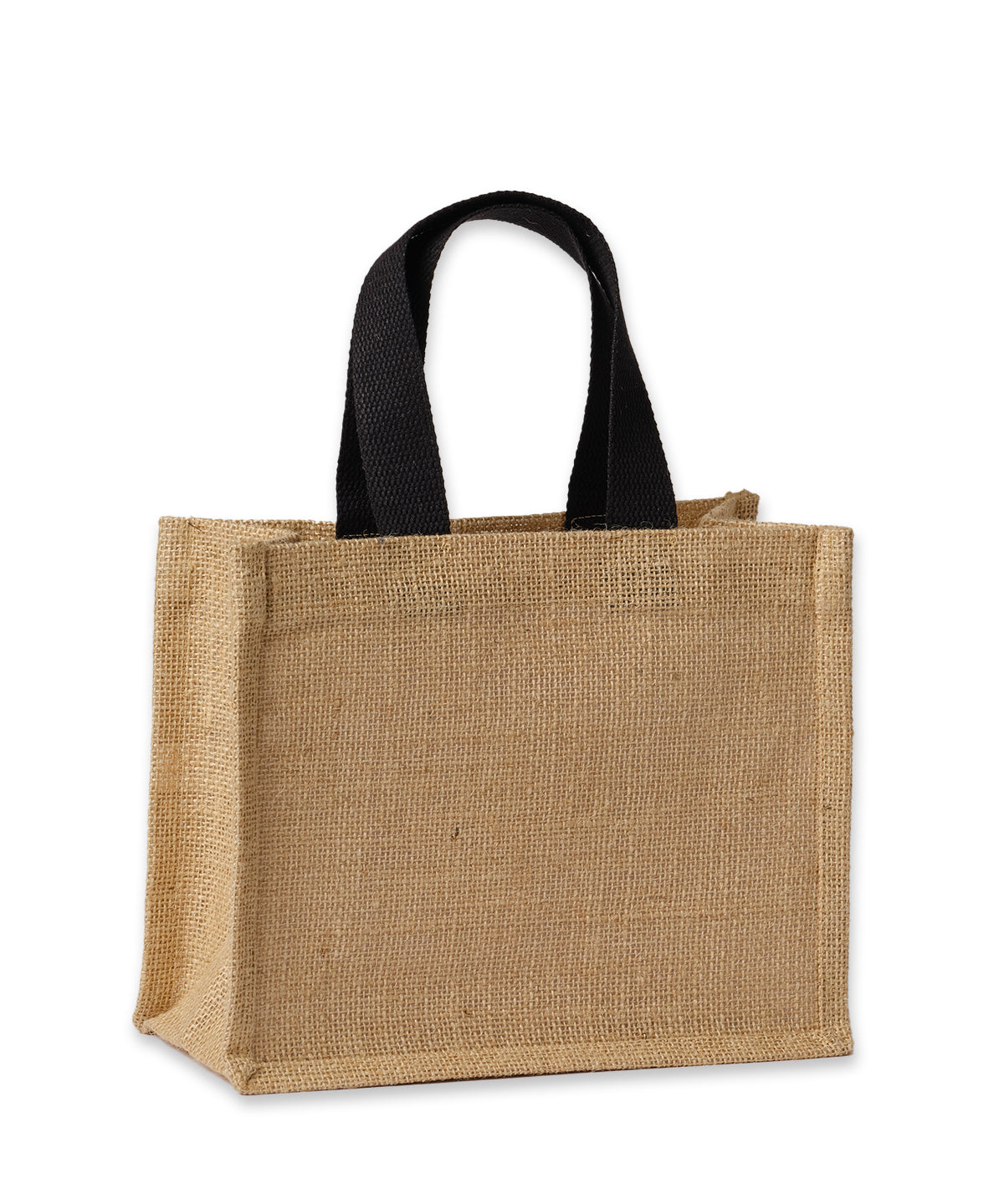 Jute shopper - RL200 - Natural Black - Customisable Bags