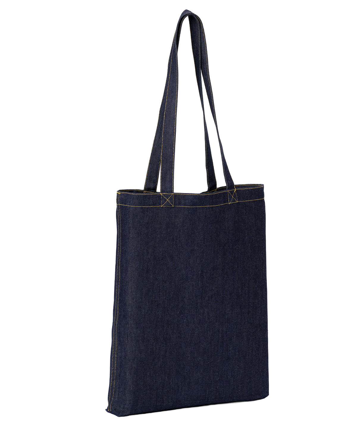 Denim ‘flat base’ shopper - RL550 - Indigo Denim One size - Customisable Bags