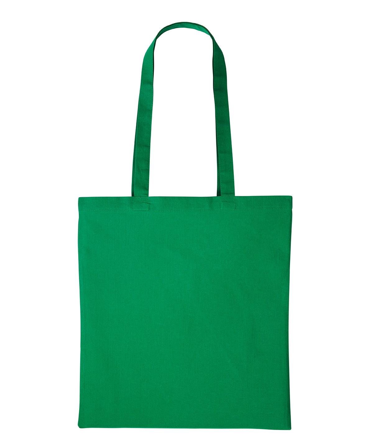 Recycled cotton shopper long handle - RL600 - Bottle Green One size - Customisable Bags