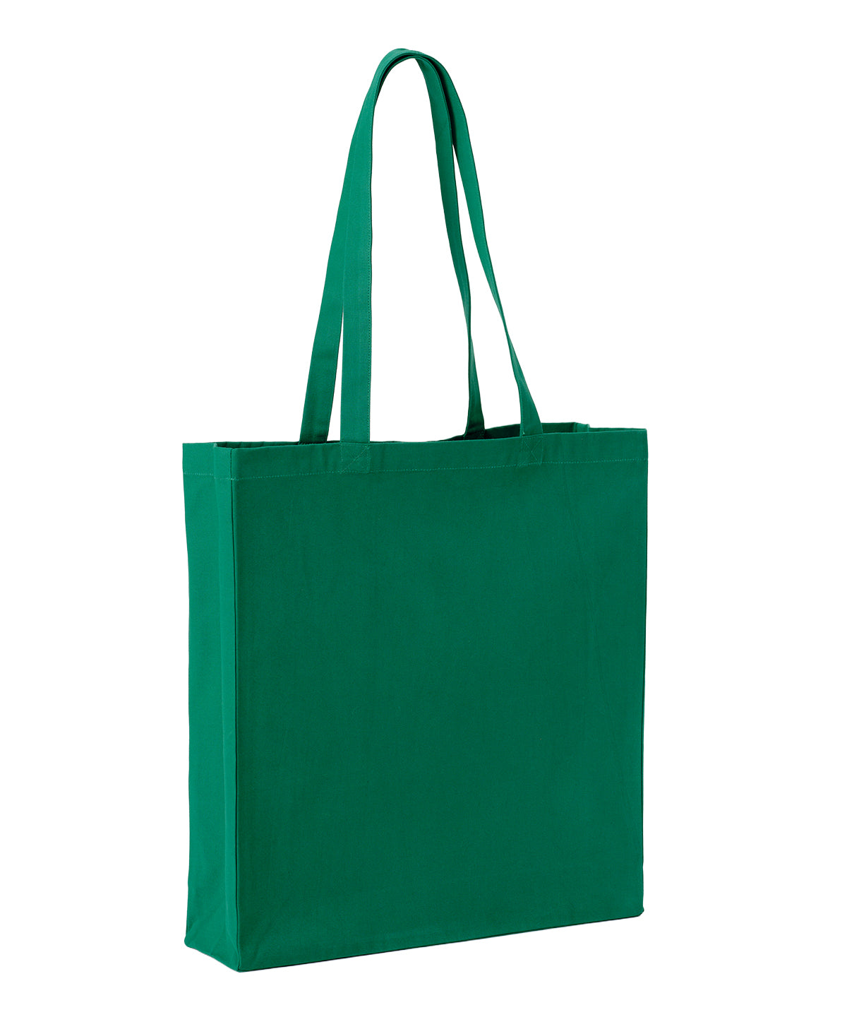 Recycled premium canvas spacious shopper - RL670 - Bottle Green One size - Customisable Bags