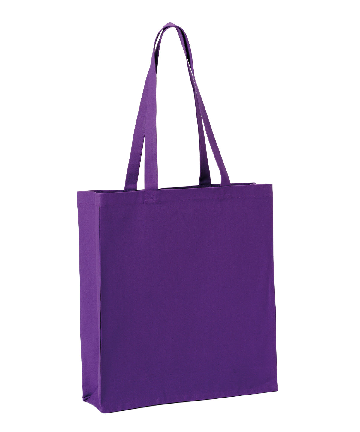 Recycled premium canvas spacious shopper - RL670 - Purple One size - Customisable Bags
