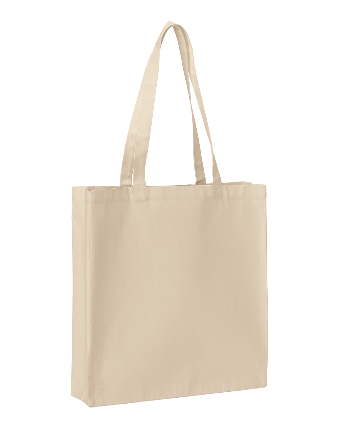 Recycled premium canvas spacious shopper - RL670 - Sand One size - Customisable Bags