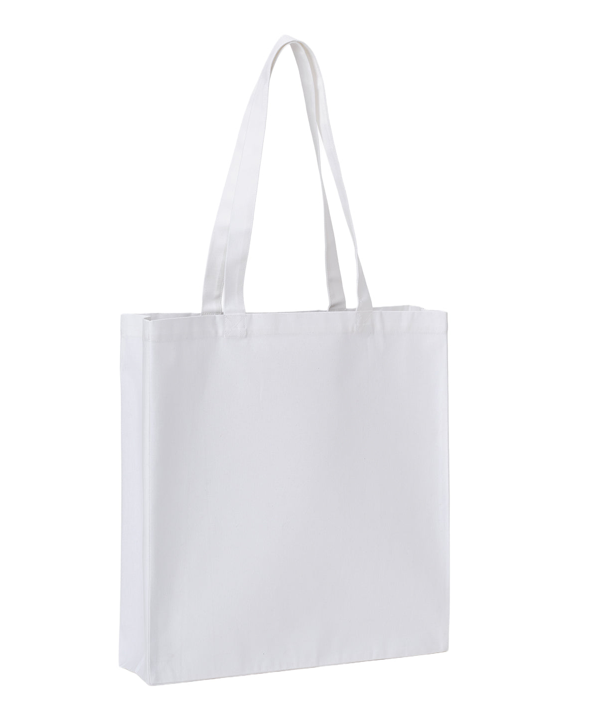 Recycled premium canvas spacious shopper - RL670 - White One size - Customisable Bags