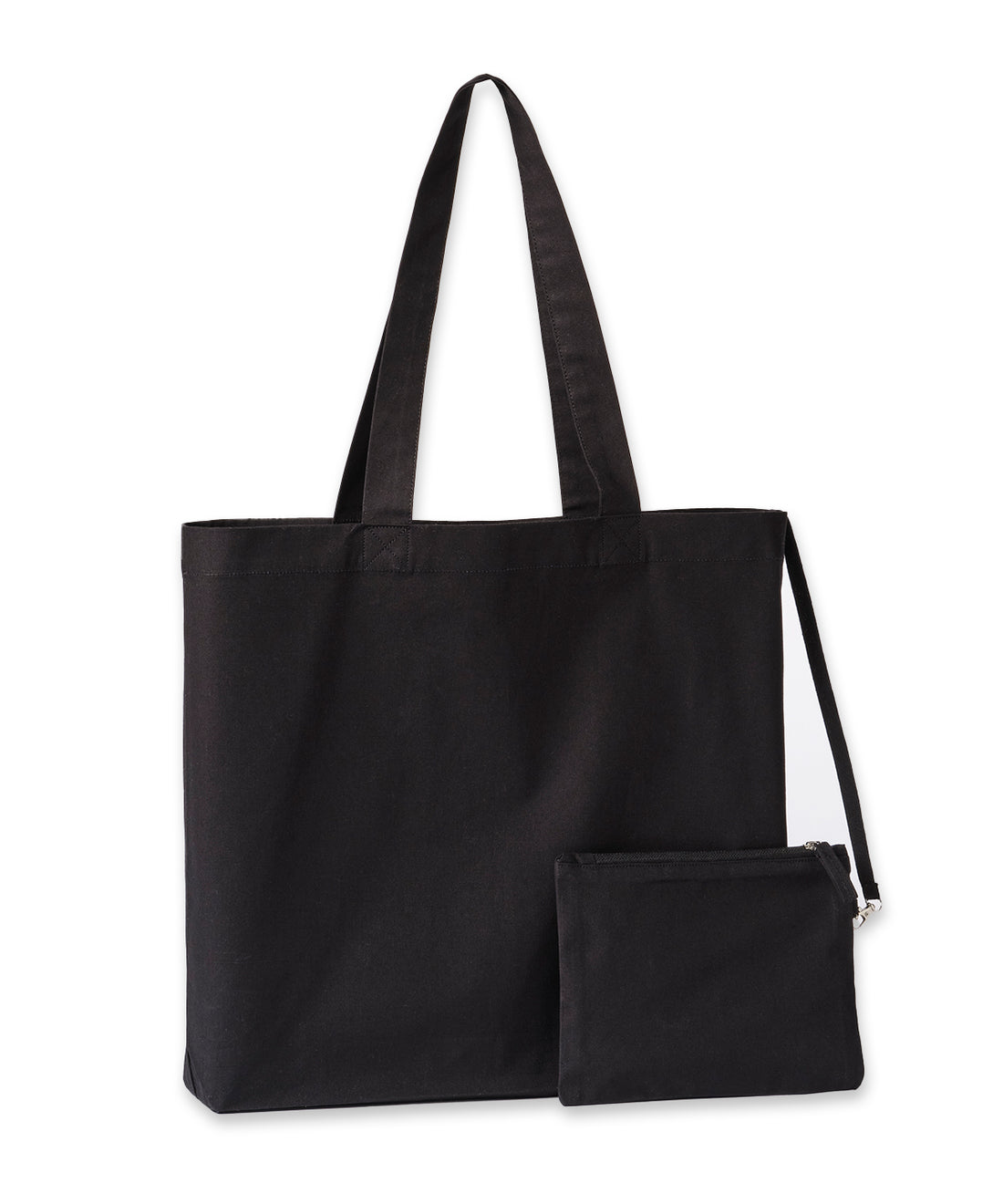 Cruise recycled tote with detachable purse - RL680 - Black One size - Customisable Bags