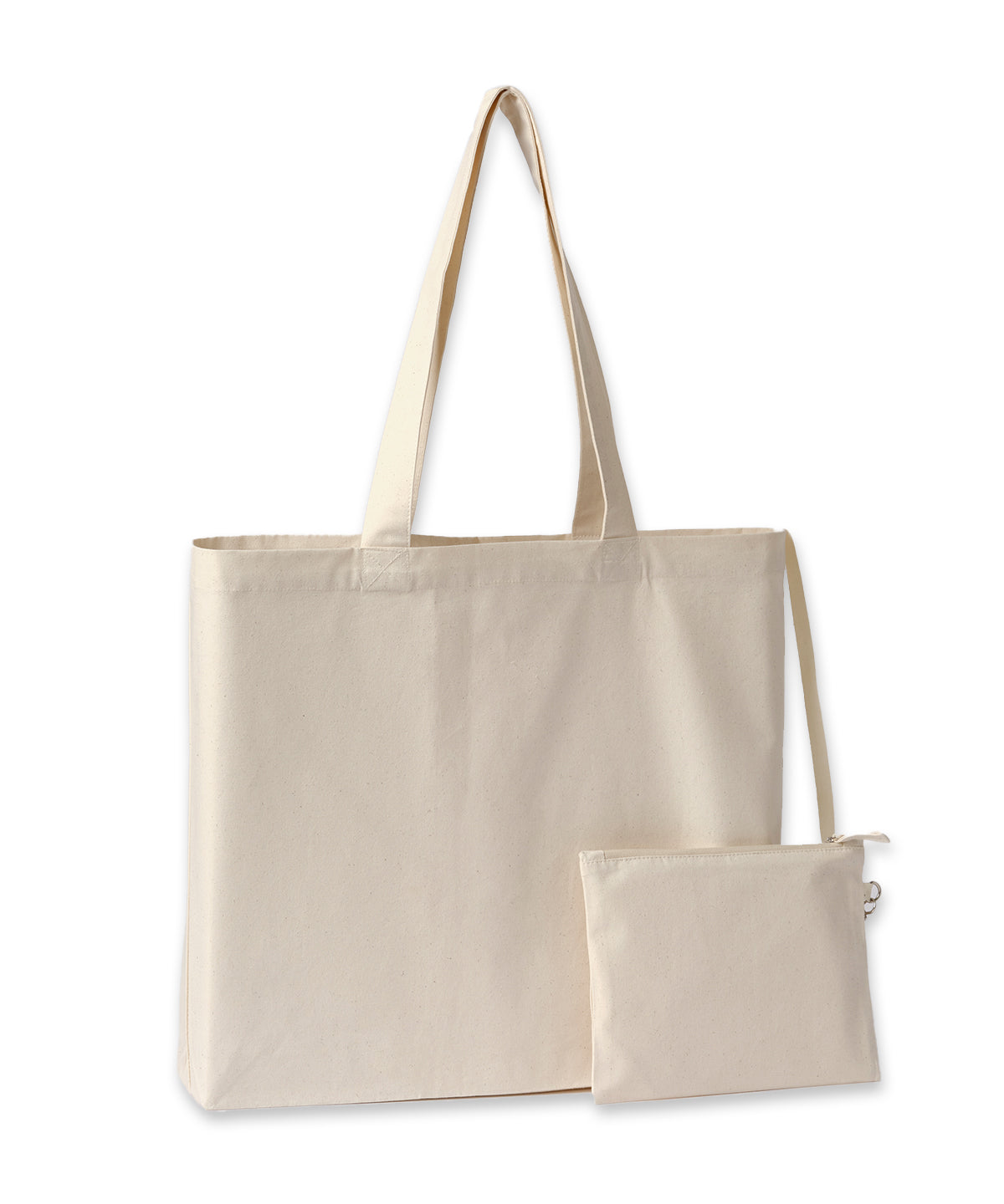 Cruise recycled tote with detachable purse - RL680 - Natural One size - Customisable Bags