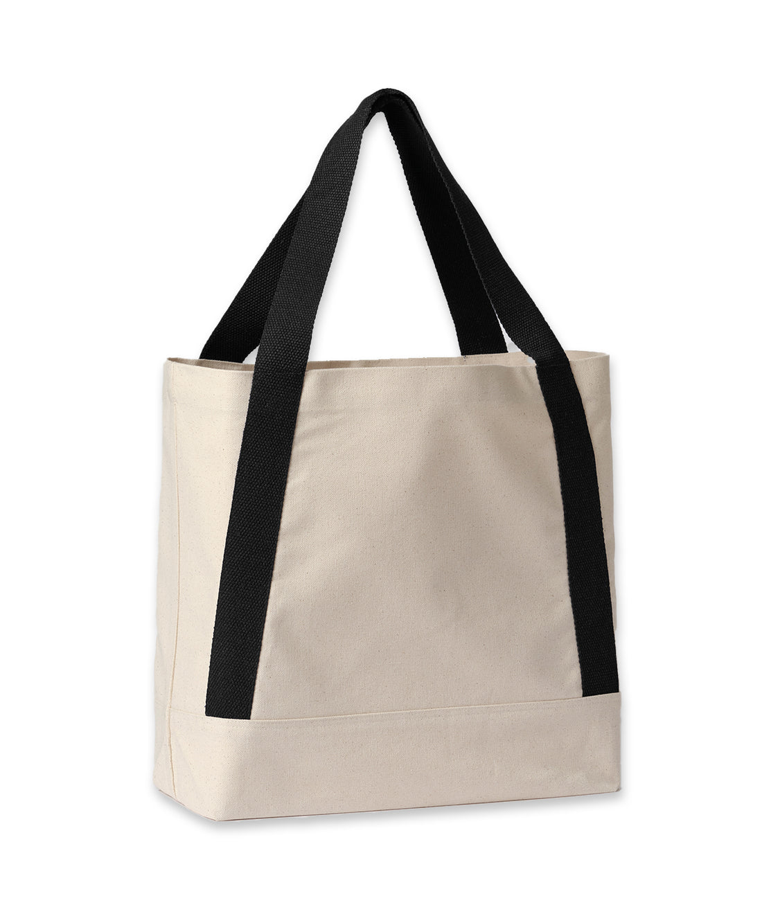 Dakota recycled contrast strap tote - RL685 - Natural Black One size - Customisable Bags