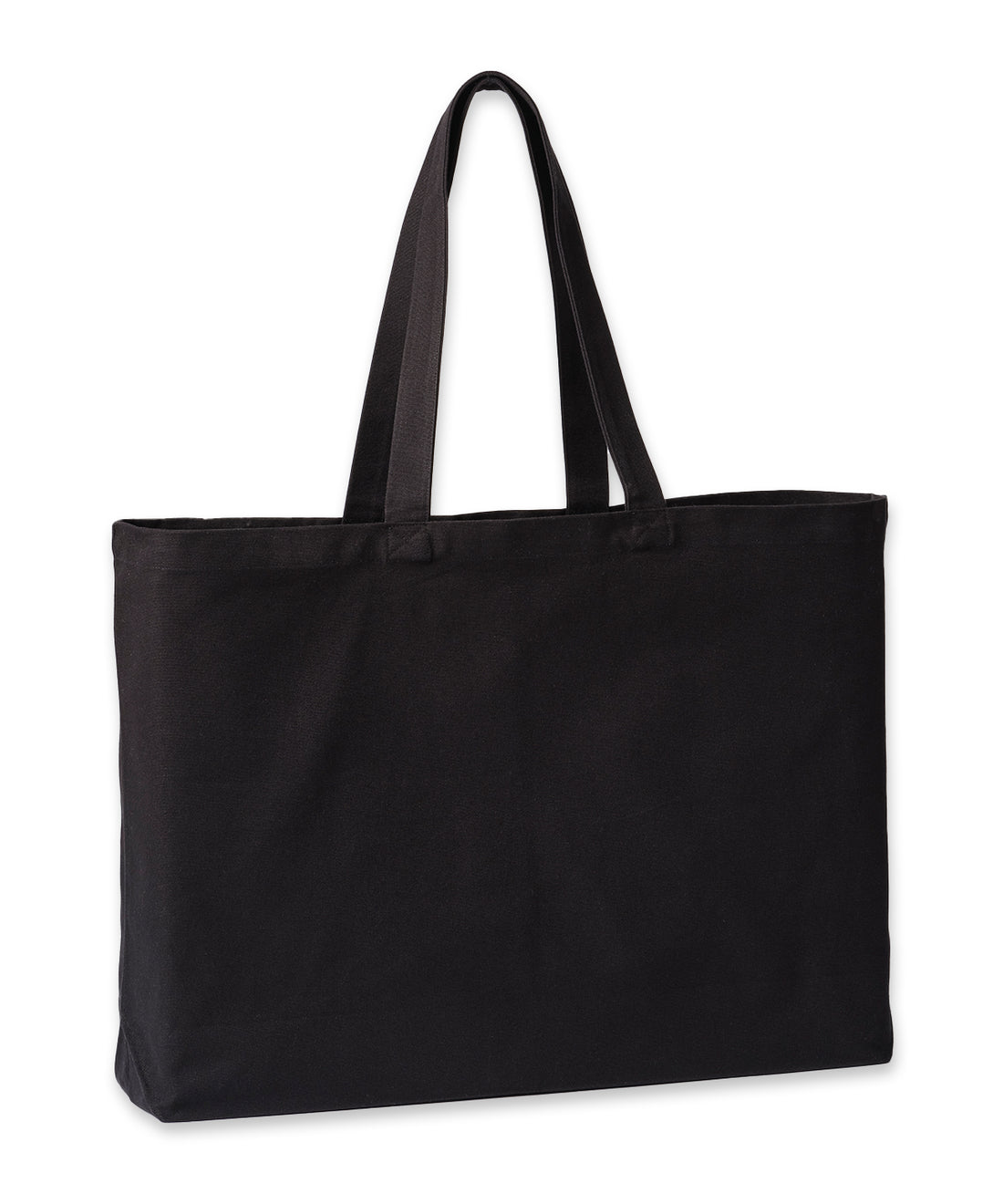 Billie recycled luxe maxi tote - RL690 - Black One size - Customisable Bags