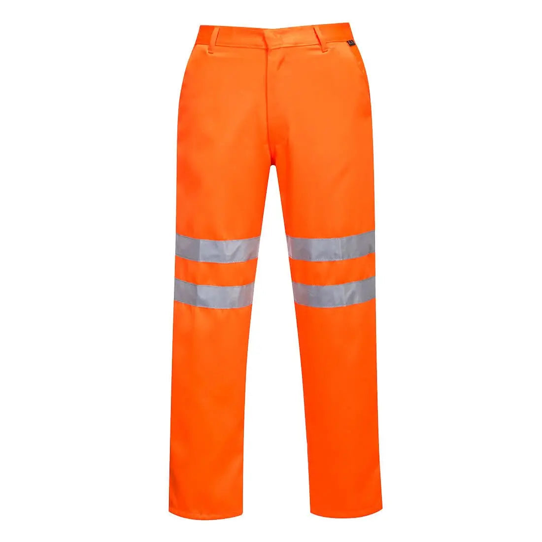 Hi Vis Polycotton Service Trousers Rt45 - Orange - Customisable Service Trousers