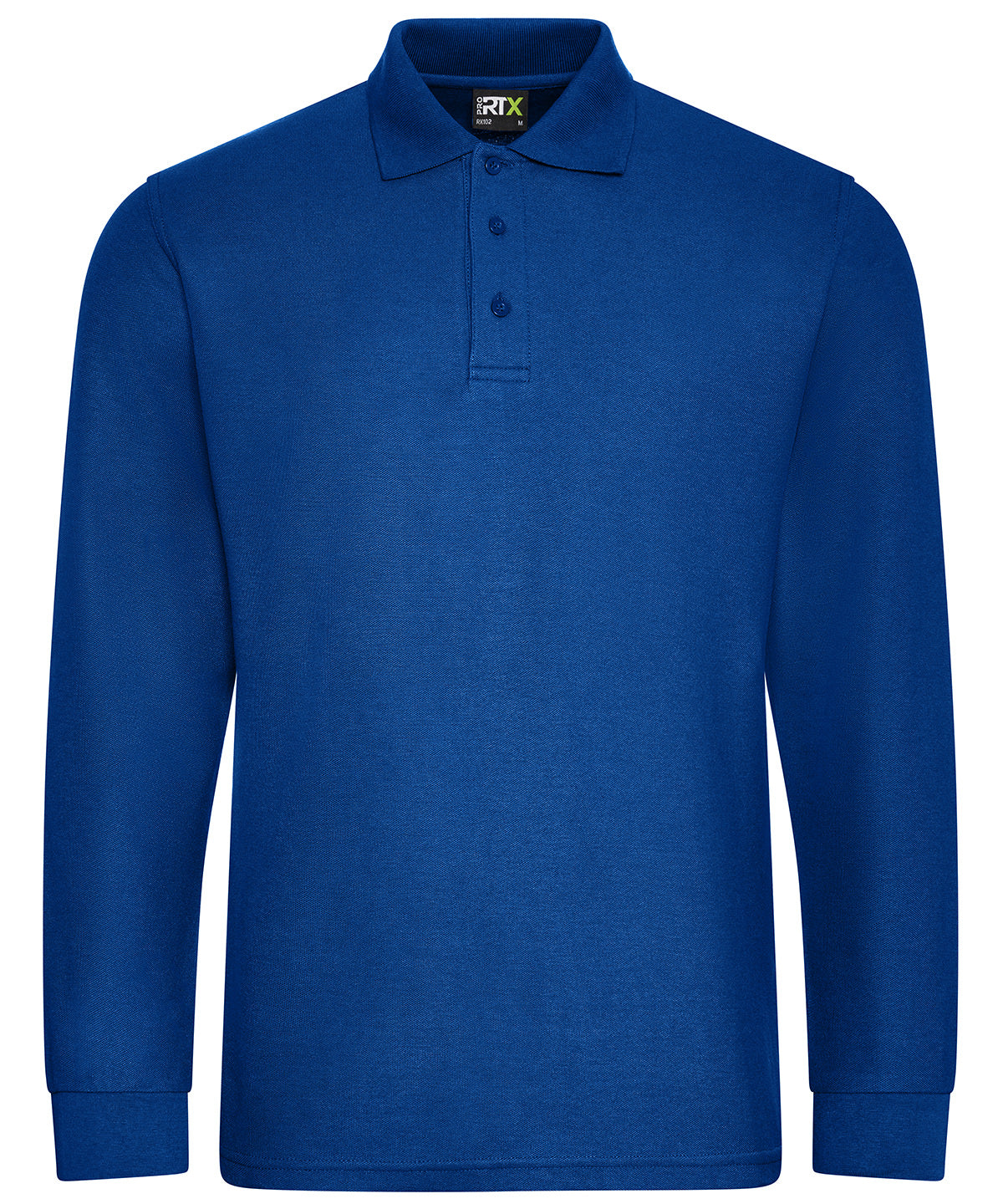 Pro long sleeve polo - RX102 - Royal Blue XS - Customisable Polo Shirts