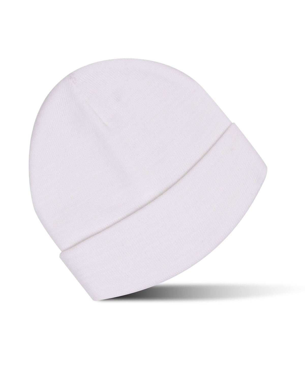 Pro cuffed beanie - RX290 - White One size - Customisable Beanies