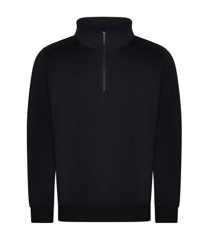 Prortx Pro Neck Zip Sweatshirt RX305 - Black - Customisable Sweatshirts
