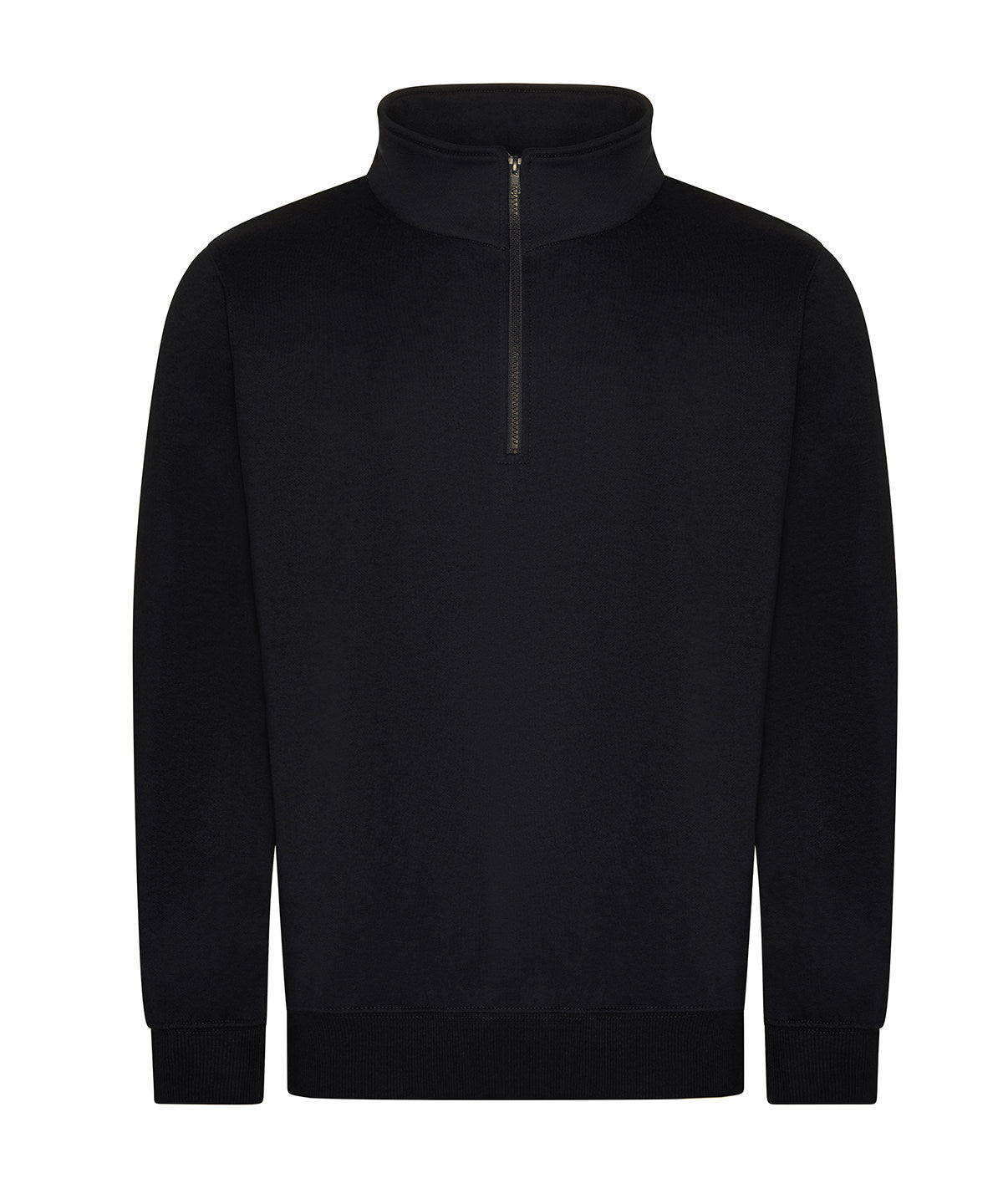 Pro Neck Zip Sweatshirt - RX305 - Black XS - Customisable Sweatshirts