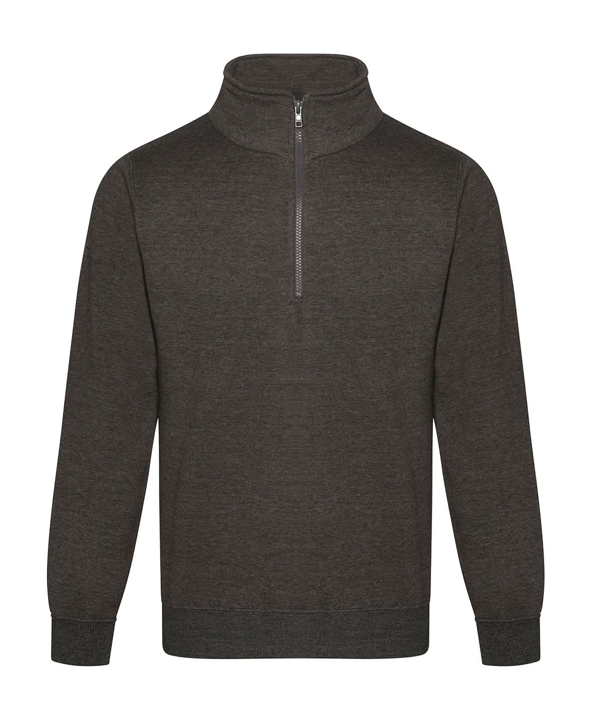 Prortx Pro Neck Zip Sweatshirt RX305 - Charcoal - Customisable Sweatshirts