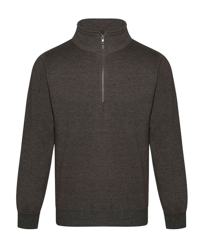 Prortx Pro Neck Zip Sweatshirt RX305 - Charcoal - Customisable Sweatshirts